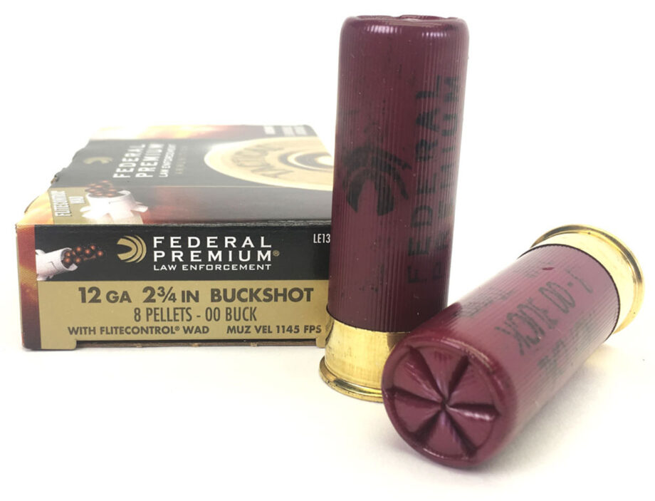 Federal Premium Law Enforcement  | 12ga  |  00 Buck  |   8 Pellet  |  Flite Control Wad  |  2.75"  |  (LE133 00)  |  250 rds  |  No Sales Tax Outside NC  |  FREE SHIPPING!