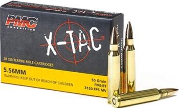 PMC  |  X-TAC  |  5.56x45 NATO  | 55gr  |   FMJBT  |   (556X)  |  1000rds  |   No Tax Outside NC ($27.60 Savings @ 6% avg)  |  FREE SHIPPING!