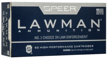 Speer Lawman  |  CleanFire  |  40 S&W  |  180gr  |  TMJ   |  (53880)  |  1000rds  |  No CC Fees  |  No Tax Outside NC  |  FREE SHIPPING!