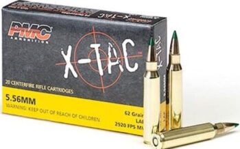 PMC  |  X-TAC  |  5.56x45 NATO  | 62gr |  Green Tip LAP |   M855   | (556K)  |   1000rds   | No Tax Outside NC ($29.10 Savings @ 6% avg) |  FREE SHIPPING!