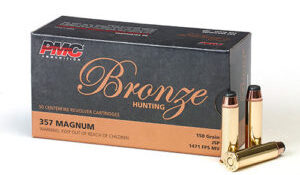 PMC  |  Bronze  |  357 Mag  |  158gr  |   JSP  | (PMC357A)  |  50rd boxes  |   1000rds  |    No CC Fees  |  No Sales Tax Except NC  |  Free Shipping!