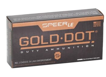 Speer LE Gold Dot Duty Ammo| 357 Sig  |  125gr  |  GDHP |  (54234) | 1000rds  | No Tax Outside NC  ($35.40 Savings @ 6% avg)  | FREE SHIPPING!