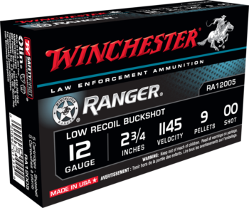 Winchester Ranger LE  |  12ga  |  00 Buck |  Low Recoil |  9 Pellet  |  2.75"  | (RA12005)   |  250rds  |  No Tax Outside NC  |  FREE SHIPPING!