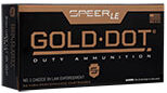 Speer LE Gold Dot Duty Ammo| .380 Auto  |  90gr  |  GDHP |  (53606)  | 1000rds  |  No CC Fees | No Tax Outside NC  ($30.00 Savings @ 6% avg)  | FREE SHIPPING!