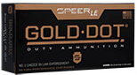 Speer LE Gold Dot Duty Ammo| 38 Special +P  |  125gr  |  GDHP |  (53720)  | 1000rds  |  No Tax Outside NC ($36.00 Savings @ 6% avg)   | FREE SHIPPING!