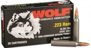 Wolf Performance |  .223 Rem  |  55gr   |  FMJ  |  1000rds  |  Steel Case  |  No CC Fees  |  No Tax Outside NC  |  FREE SHIPPING!