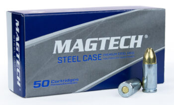 Magtech  |  9mm  |  115gr  |   FMJ  |  (MAGT9AS) |  Weekend Special  |  Zinc Plated Steel Case |  1000rds   |   No Sales Tax Outside NC  |   FREE SHIPPING!