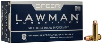 Speer Lawman  | 38 Special +P  |  158gr  |  TMJ |  (53750)  | 1000rds  |  No Tax Outside NC ($33.00 Savings @ 6% avg)   | FREE SHIPPING!