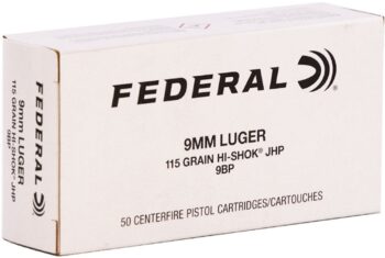 Federal  |  9mm  |  115gr   |  Hi-Shok JHP |   (FED9BP)  |   1000rds  |  No Tax Outside NC |  INSURED FREE SHIPPING!