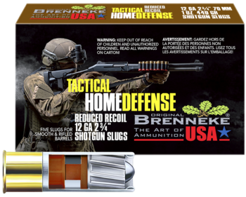 Brenneke  |  Tactical Home Defense   |  12ga   |  Rifled Slug   |  1 oz.  |  2.75" | 250rds |  (SL-122THD)  |  No Sales Tax Outside NC  |  INSURED FREE SHIPPING!