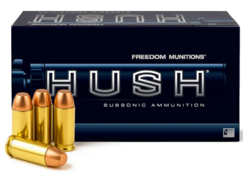 Freedom Munitions |  HUSH Subsonic | 40 S&W |  200gr | RN-FP  |  (FMH20RF200N50)  |  500rds  |  No Tax Outside NC  |  INSURED FREE SHIPPING!