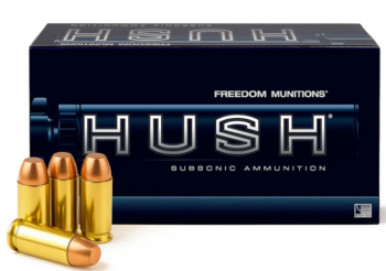 Freedom Munitions | HUSH Subsonic|  10mm Auto  |  200gr  |  RNFP |  (FMH10RF200N50)    |  500 rds   |   No Sales Tax Outside NC  ($17.40 Savings @ 6% avg)  |  INSURED FREE SHIPPING!