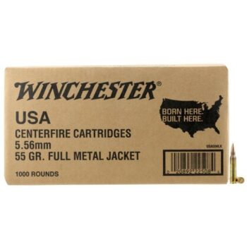 Winchester  | 5.56 NATO M193 |  55gr  |   FMJ-BT  | (WM1931000)  |  1000rd Bulk Pack  |  No Sales Tax Outside NC  |  INSURED FREE SHIPPING!